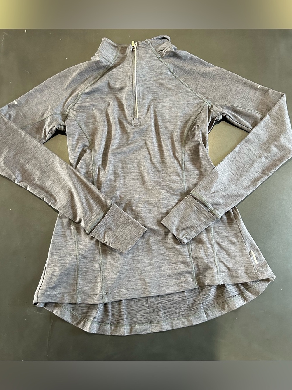 Mondetta Heathered Charcoal Half-Zip Performance Pullover